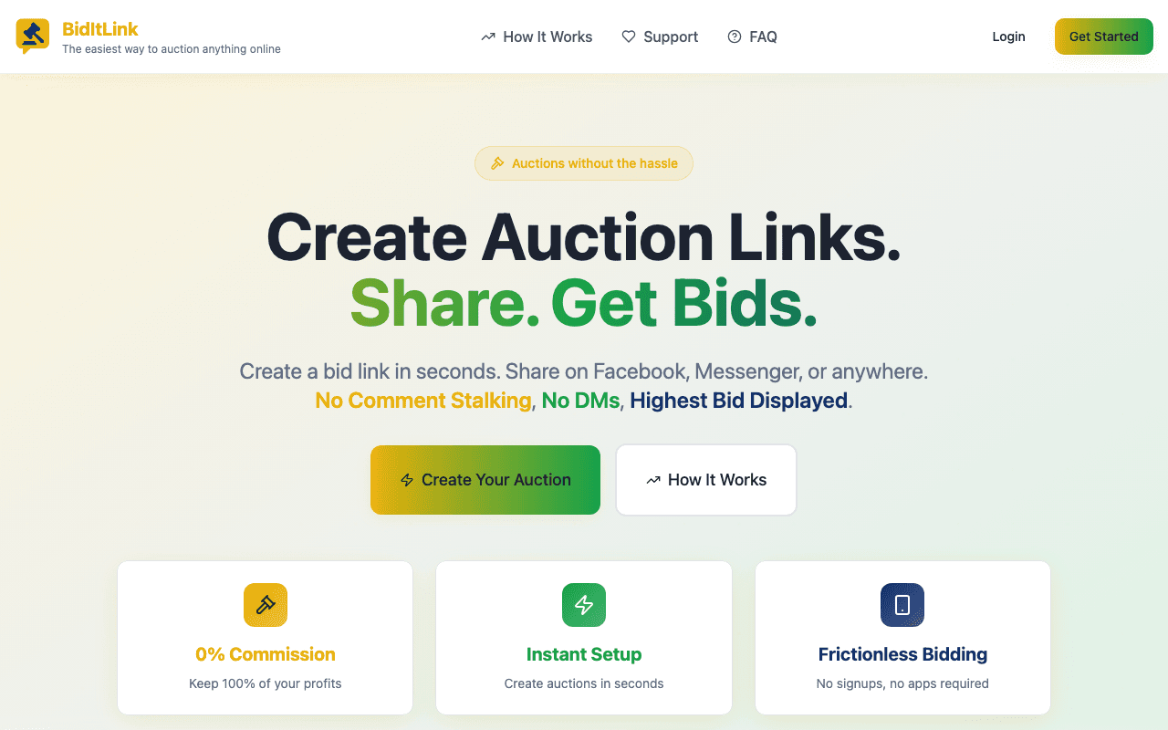 BID IT LINK screenshot