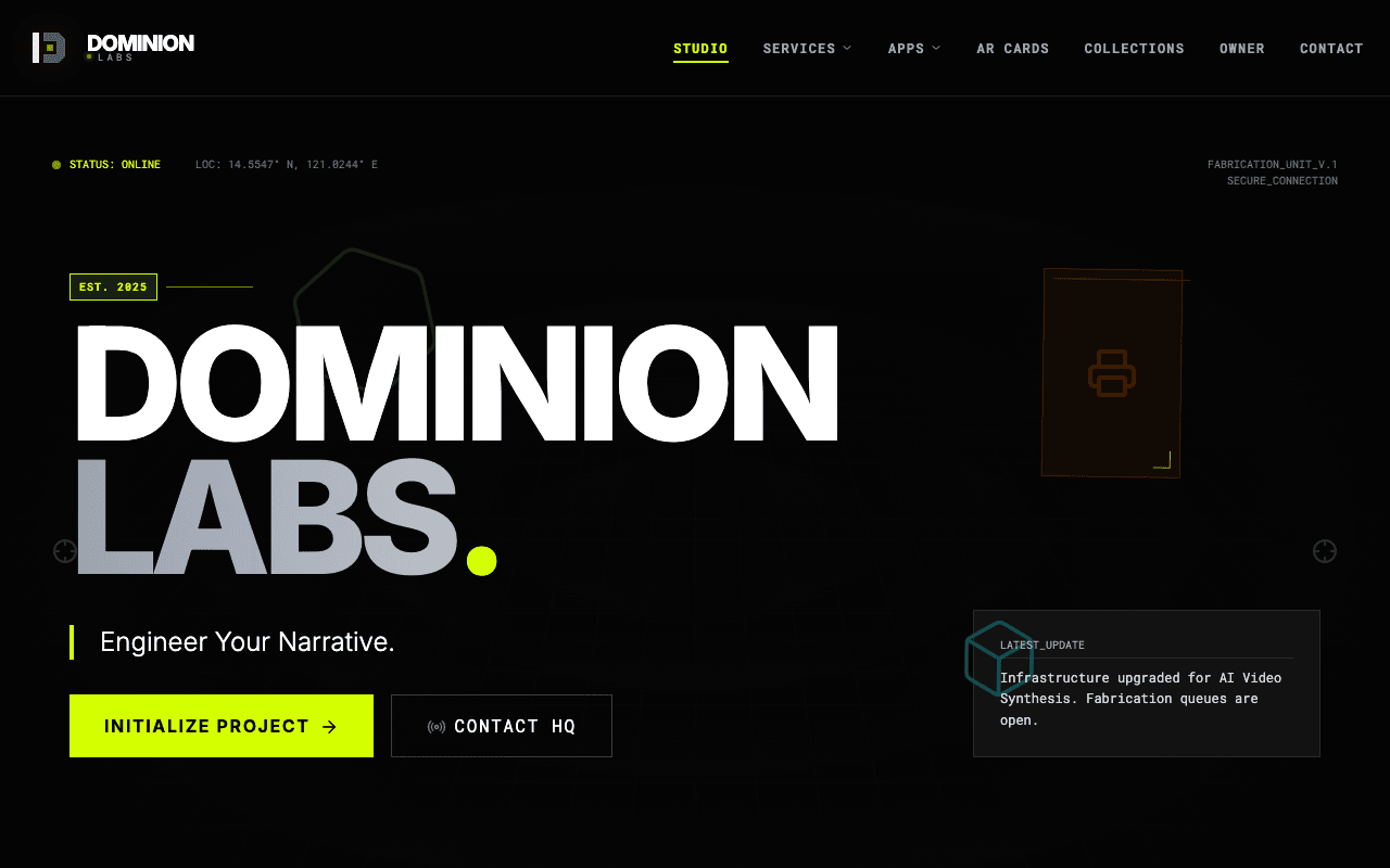 DOMINION LABS STUDIO screenshot